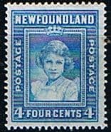 Newfoundland 1938 SG 270 Princess Elizabeth Fine Mint