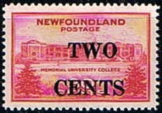 Newfoundland 1946 SG 292 University Overprint Fine Mint