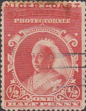 Niger Coast Protectorate 1894 Queen Victoria SG 45 Fine Used