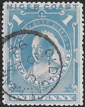 Niger Coast Protectorate 1894 Queen Victoria SG 46 Fine Used