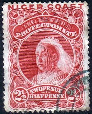 Niger Coast Protectorate 1894 Queen Victoria SG 48 Fine Used