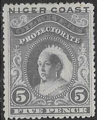 Niger Coast Protectorate 1894 Queen Victoria SG 49b Fine Mint
