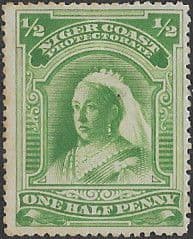 Niger Coast Protectorate 1894 Queen Victoria SG 51a Fine Mint