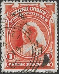 Niger Coast Protectorate 1894 Queen Victoria SG 52d Fine Used