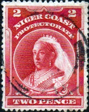 Niger Coast Protectorate 1897 Queen Victoria SG 68b Fine Used