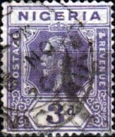 Nigeria 1912 King George V SG 22a Fine Used