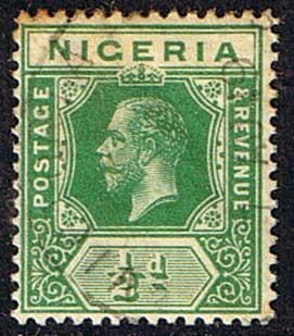 Nigeria 1914 King George V SG 1 Fine Used