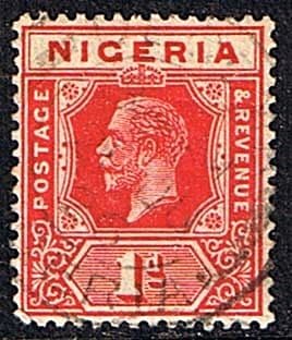 Nigeria 1914 King George V SG 2 Fine Used