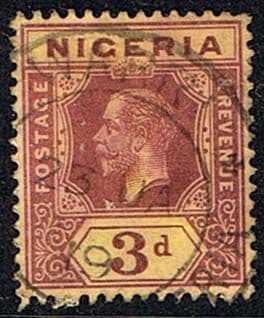 Nigeria 1914 King George V SG 5a Fine Used