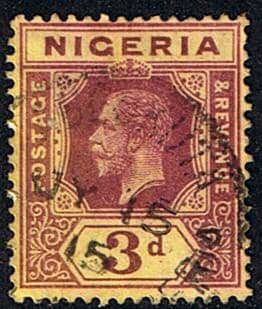 Nigeria 1914 King George V SG 5b Fine Used