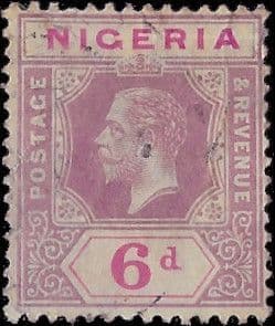 Nigeria 1914 King George V SG 7 Fine Used