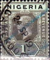 Nigeria 1914 King George V SG 8 Fine Used