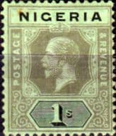 Nigeria 1914 King George V SG 8a Fine Mint