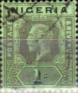 Nigeria 1914 King George V SG 8d Fine Used