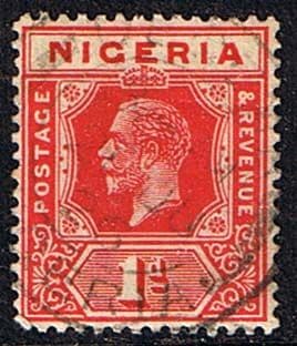 Nigeria 1921 King George V SG 16b Fine Used