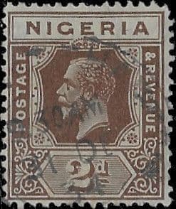 Nigeria 1921 King George V SG 20a Fine Used