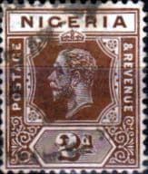 Nigeria 1921 King George V SG 20a Fine Used