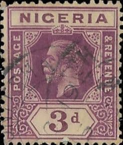 Nigeria 1921 King George V SG 22 Fine Used