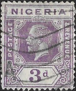 Nigeria 1921 King George V SG 22a Fine Used
