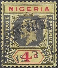 Nigeria 1921 King George V SG 24 Fine Used