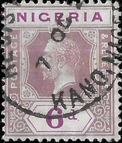 Nigeria 1921 King George V SG 25a Fine Used