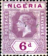 Nigeria 1921 King George V SG 25a Fine Used