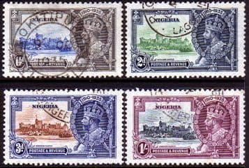 Nigeria 1935 King George V Silver Jubilee Set Fine Used