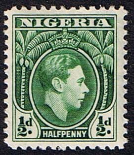 Nigeria 1938 SG 49 George VI Head Fine Mint