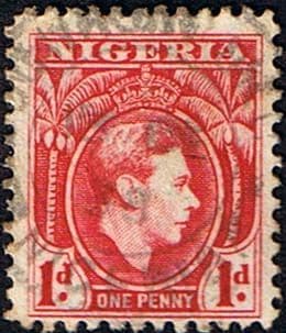 Nigeria 1938 SG 50a George VI Head Fine Used