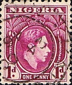 Nigeria 1938 SG 50ba George VI Head Fine Used
