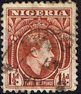 Nigeria 1938 SG 51 George VI Head Fine Used