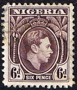 Nigeria 1938 SG 55 George VI Head Fine Used