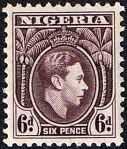 Nigeria 1938 SG 55a George VI Head Fine Mint
