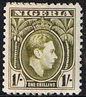Nigeria 1938 SG 56a George VI Head Fine Mint