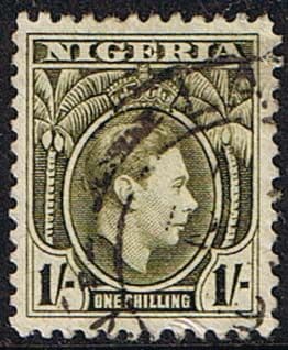 Nigeria 1938 SG 56a George VI Head Fine Used