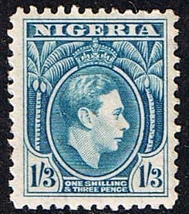 Nigeria 1938 SG 57a George VI Head Fine Mint