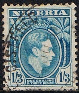 Nigeria 1938 SG 57a George VI Head Fine Used