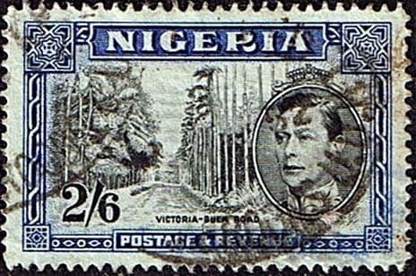 Nigeria 1938 SG 58c Victoria Bura Road Fine Used