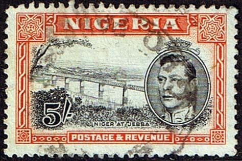 Nigeria 1938 SG 59a Niger at Jebba Fine Used