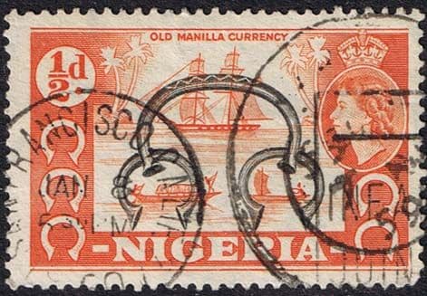 Nigeria 1953 SG 69 Old Manilla Currency Fine Used