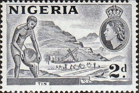 Nigeria 1953 SG 72cc Tin Minning Fine Mint