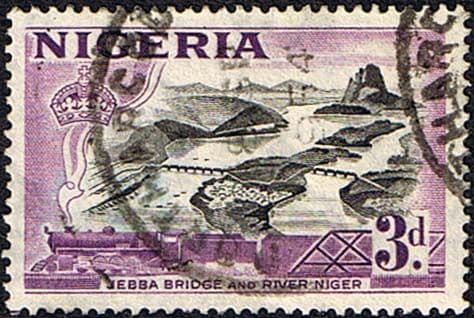 Nigeria 1953 SG 73 Jerbba Bridge Fine Used