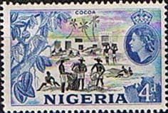 Nigeria 1953 SG 74 Cocoa Fine Mint