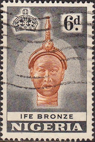 Nigeria 1953 SG 75a Ife Bronze Fine Used