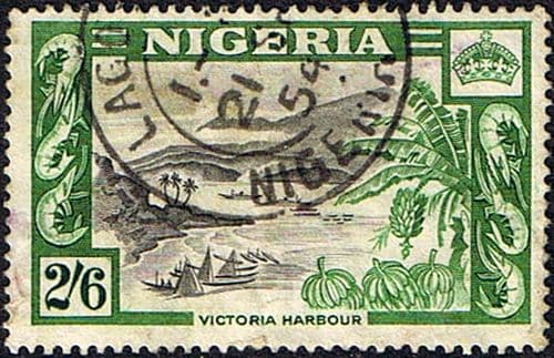 Nigeria 1953 SG 77 Victoria Harbour Fine Used