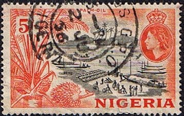 Nigeria 1953 SG 78 Palm Oil Fine Used
