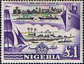 Nigeria 1953 SG 80 New and Old Lagos £1 Fine Mint