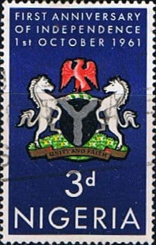 Nigeria 1961 First Anniversary of Independence SG 106 Fine Used