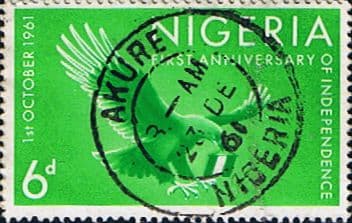 Nigeria 1961 SG 108 First Anniversary of Independence SG 108 Fine Used