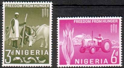 Nigeria 1963 Freedom From Hunger Set Fine Mint